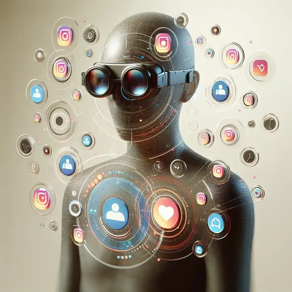 "Persona usando el visor de historias de Instagram para ver stories de forma anónima, ilustrando la guía completa sobre cómo disfrutar de Instagram sin ser detectado."